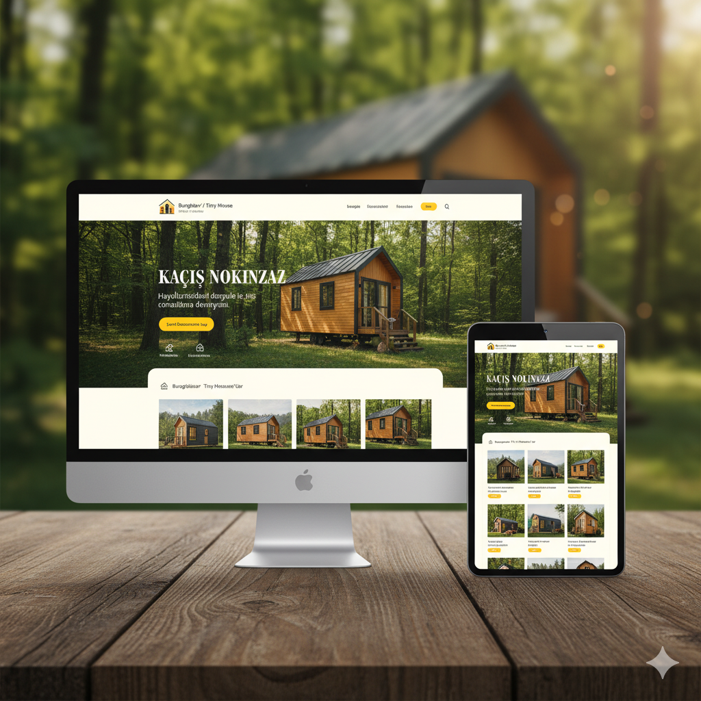 Bungalov / Tiny House Web Tasarımı