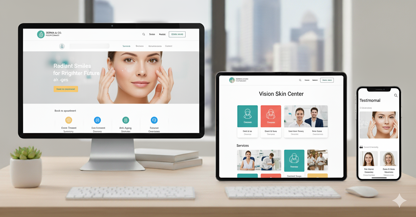 Dermatoloji Kliniği Web Tasarımı