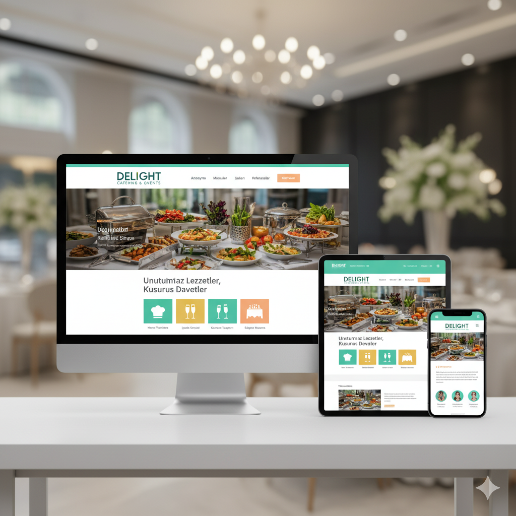 Catering & Davet Web Tasarımı